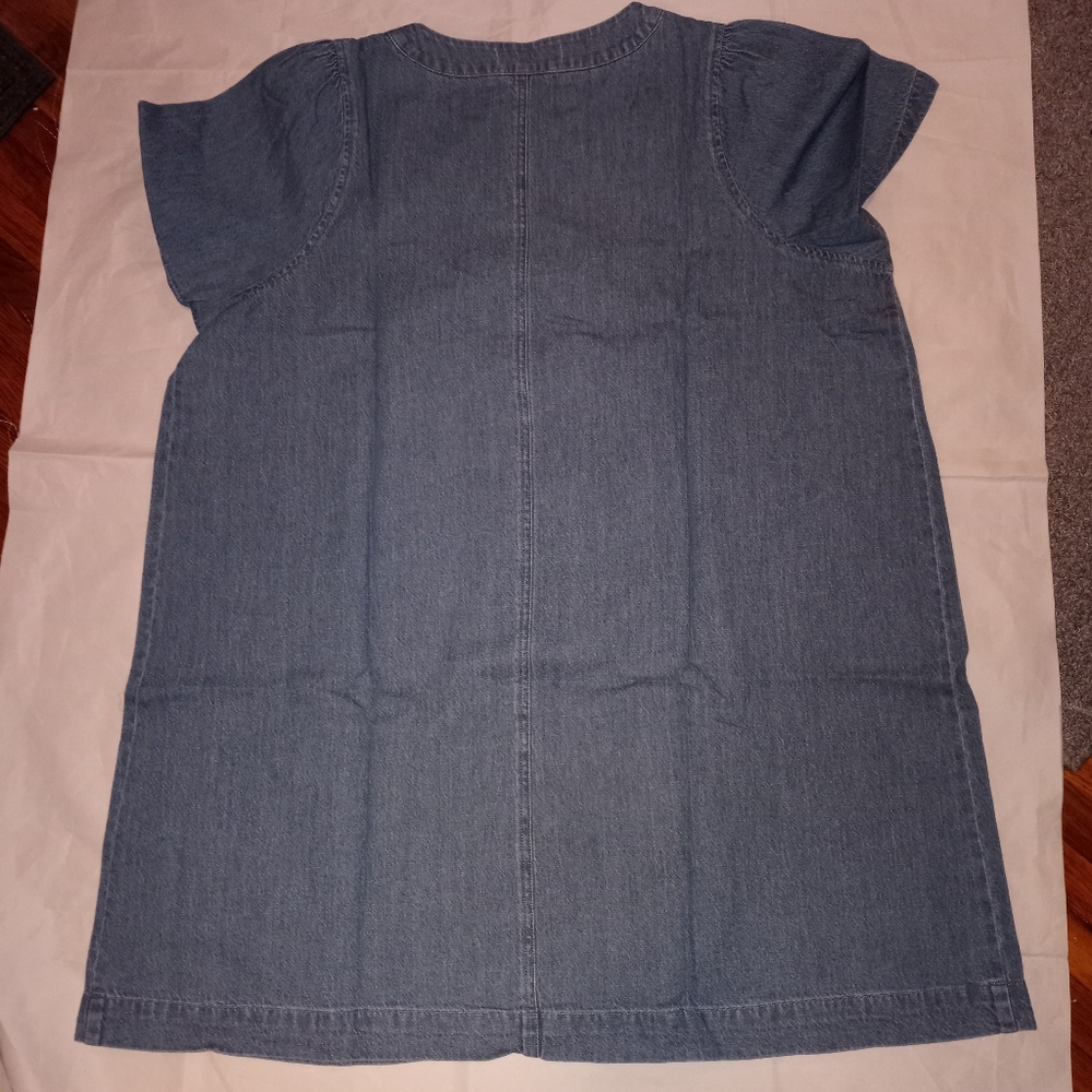 MADEWELL Dress Swing Denim  2X - Picture 6 of 11